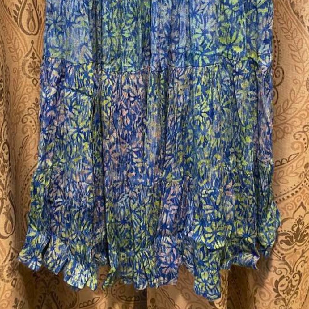 Northstyle Floral Abstract Peasant Skirt, M - Picture 2 of 2